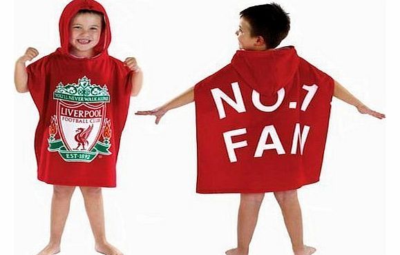 Liverpool F.C. Liverpool FC Childrens Hooded Poncho Towel