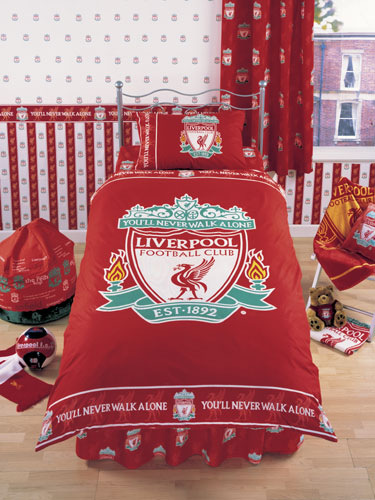 Liverpool FC Crest Duvet Cover and Pillowcase