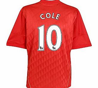 Liverpool Home Shirt Adidas 2010-11 Liverpool Home Shirt (Cole 10) - Kids