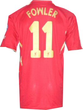 Liverpool Reebok Liverpool CL home (Fowler 11) 05/06
