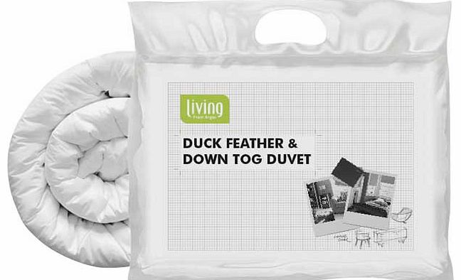 Living 13.5 Tog Duck Feather Duvet - Double