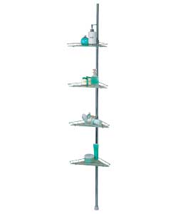 Living Organiser Pole with Acrylic Shelves -