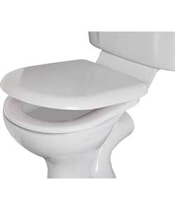 Living Square Back Thermoplast Toilet Seat