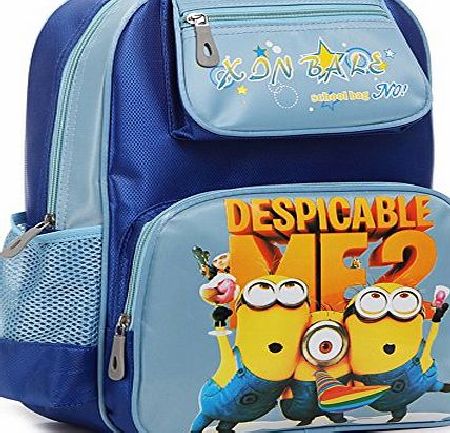 Kids Popular Vivid Cartoon Style School Bag Favorable with Kids Boys Girls Sturdy Bookbag Rucksack Comfy Shoulder Blue Backpack