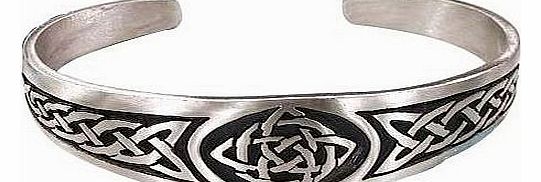 Classic Celtic Knot Design Irish Pewter Bracelet