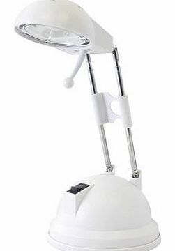 LLOYTRON  L1101WH 20 Watt Halo Reach Task Lamp, White
