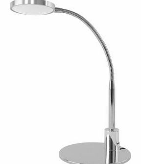 LLOYTRON  L1502SV 3 Watt Discus LED Desk Lamp, Silver