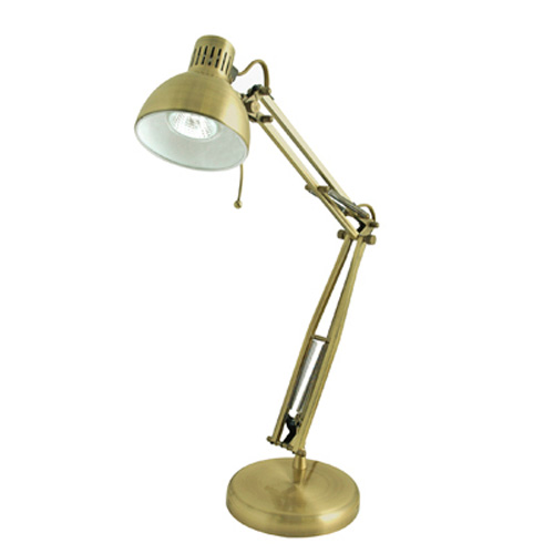 Lloytron Studio Poise Hobby Desk Lamp - Antique Brass
