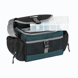 Bag with 4 tackle boxes 4 mesh pockets