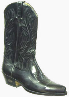 Loblan Cowboy Boots - 194 - Black