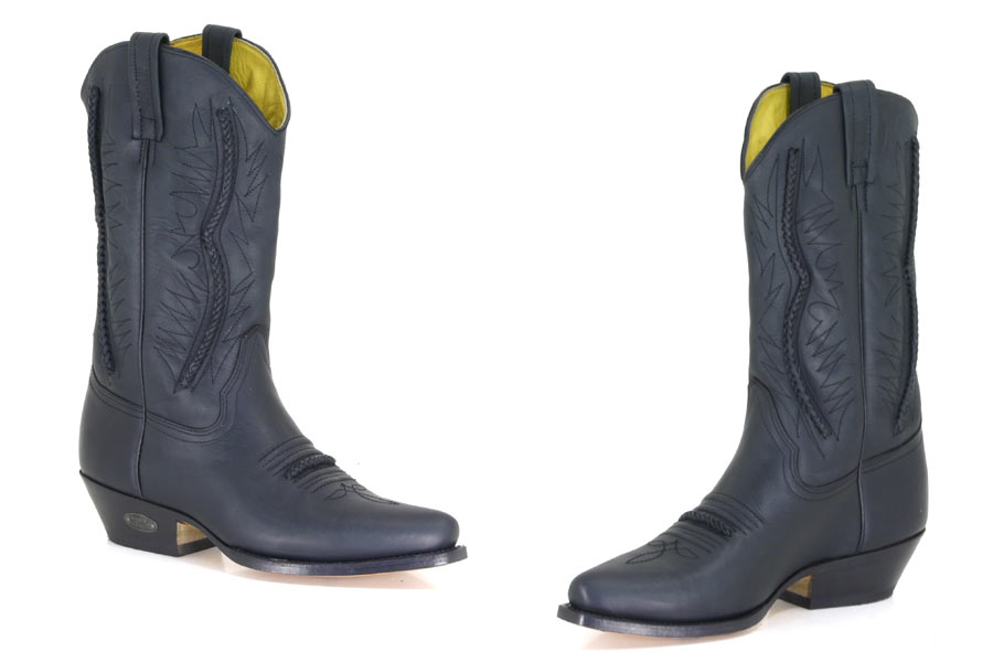 Loblan Cowboy Boots - 206 Boot - Black