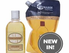Almond Shower Oil 250ml and Refill