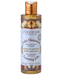 LOccitane HONEY FOAMING JELLY FOR BODY and HAIR 250ML
