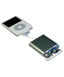 External Battery Pack For iPod With Aluminium Casing