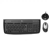 Logitech 1500 Laser Cordless Keyboard and Rechargable Mouse USB