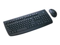 Logitech Cordless Desktop Deluxe 660 Keyboard and Mouse USB (Black)920-000477