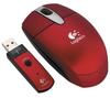 LOGITECH Cordless Optical Mouse for Notebooks (Red)