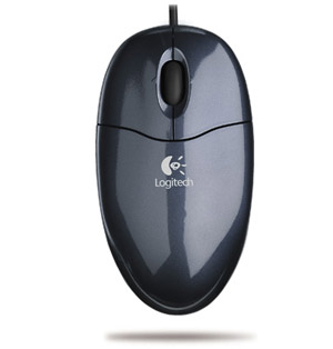 logitech Pilot Optical Mouse Black - Ref. 910-000133