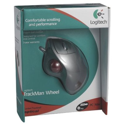 Logitech TrackMan Wheel Trackball Mouse