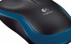 Logitech Wireless Mouse M185 - Blue/Black