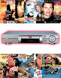 (LG) Multi Region DVD Player and 12 movies