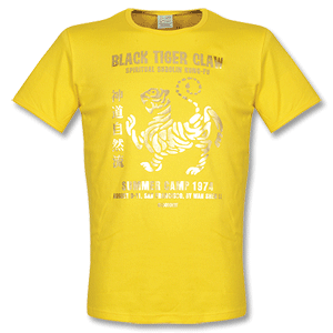 logoshirt Black Tiger Tee - Yellow