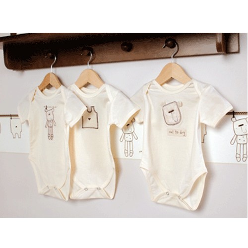 Lollipop Lane Out to Dry - Baby Bodysuits (3 Pack)