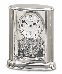 London Clock Company Quartz Oval Mantel Clock