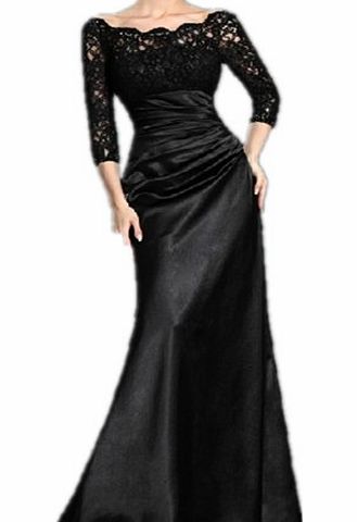 LondonProm 019 BLACK SIZE 8-14 Evening Dresses Evening Dresses party full length prom gown ball dress SIZE 14