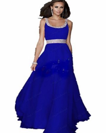 LondonProm A11 PINK BLUE LILAC SIZE 8-24 Evening Dresses party full length prom gown ball dress robe (20, BLUE)