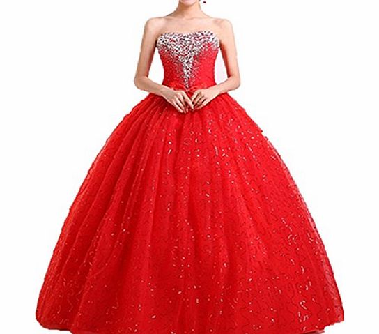 LondonProm WT09 RED SIZE 8 Evening Dresses party full Length Prom gown ball dress robe (8)