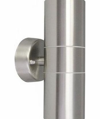 Long Life Lamp Company Modern Stainless Steel Up Down Double Wall Spot Light IP65