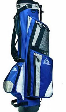 Weekend Golf Stand Bag - Silver and Navy