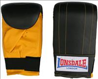 Lonsdale Fitness Bag Mitt - BLACK EXTRA SMALL