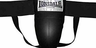 Lonsdale Groin Protect Boxing Equipment Elastic Athletic Supporter Guard Black/Grey S