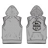 LONSDALE Hooded Sleeveless Layered Sweat Top
