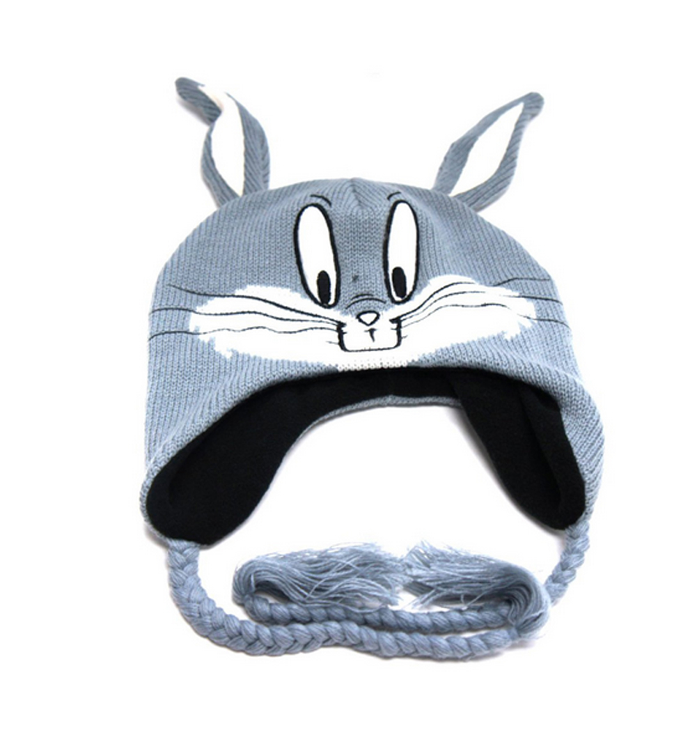 Bugs Bunny Knitted Laplander Hat
