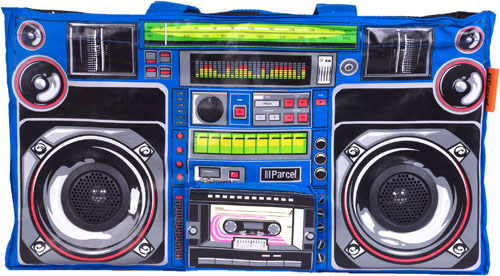 Ghettoblaster Bag With Speakers in Blue from Loop NC