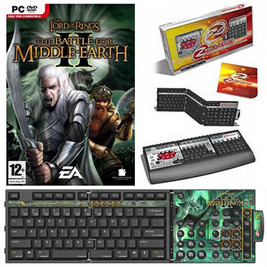Lord Of The Rings - Battle For Middle Earth 2   Zboard Gamers Keyboard Starter Kit   Zboard Keyset - Lord