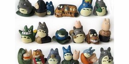 Lord of the Rings My Neighbor Totoro/Cat bus etc Studio Ghibli miniature figurines Set of 17