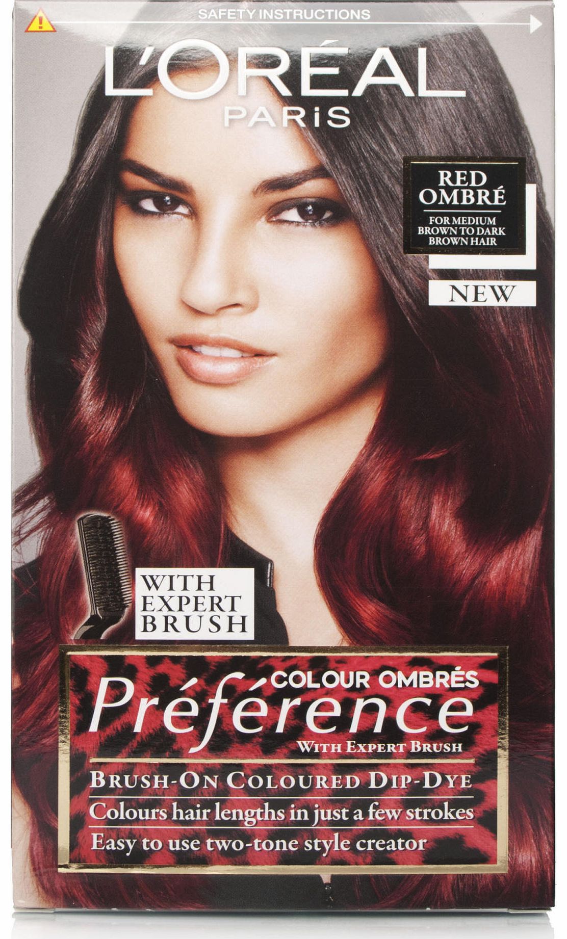 L'Oreal Preference Wild Ombre Red 6.66