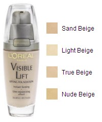 L`Oreal Visible Lift Anti-Wrinkle Foundation 30ml