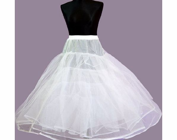 Lorembelle 4 Tier Hoopless Wedding Bridal Crinoline Petticoat underskirt with Lining