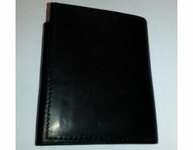 Lorenz Mens Black Soft Nappa Real Leather Trifold Wallet W26/1188L New