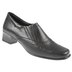 Loretta Female Hak1004 Leather Upper Leather Lining Casual Shoes in Black