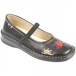 Female Hak700 Leather Upper Leather/Textile Lining Casual in Black Multi, Blue Multi