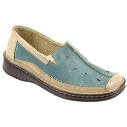 Loretta Female Hak701sc Leather Upper Leather/Textile Lining Casual in Turquoise