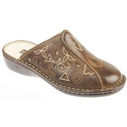 Female Hak707 Leather Upper Leather/Textile Lining in Brown