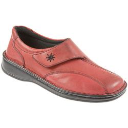 Female Hak802 Leather Upper Leather/Textile Lining Casual in Burgundy, Tan