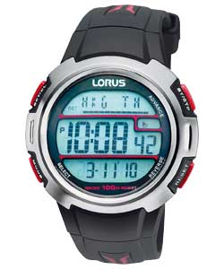 Lorus Gents Digital World Timer Watch